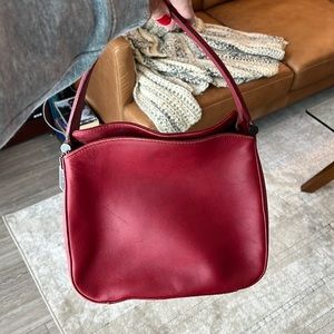 Vintage red Coach bag